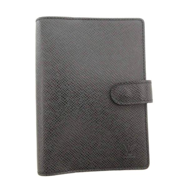 ルイヴィトン LOUIS VUITTON タイガ アジェンダPM 手帳カバー 6穴 LVロゴ レザー...