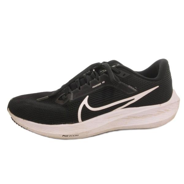 ナイキ NIKE Air Zoom Pegasus 40 スニーカー ランニングシューズ 黒 ブラッ...