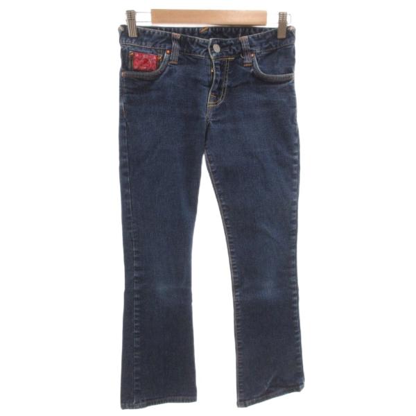 エヴィスドンナ EVISU DONNA ハローキティ サンリオコラボ デニムパンツ ジーンズ スキニ...