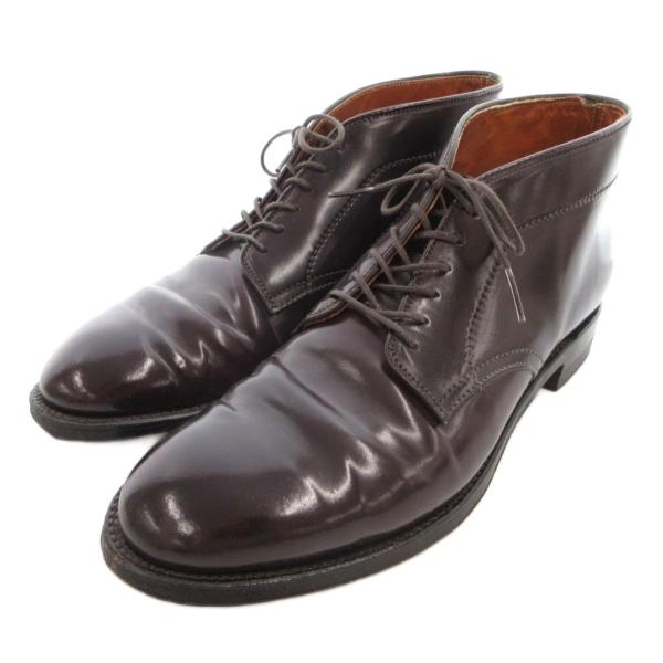オールデン ALDEN チャッカブーツ コードバン 6アイレット 7 茶 ブラウン 8648 /UO...