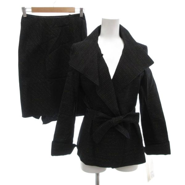 未使用品 プチプードル Petit Poudre フォーマル セットアップ ショールカラージャケット...