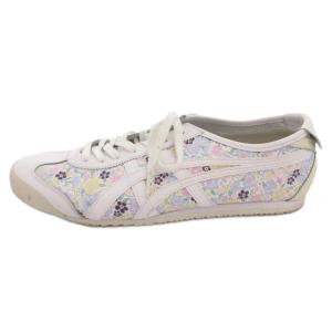 オニツカタイガー Onitsuka Tiger MEXICO 66 スニーカー シューズ ローカット 花柄 30 白 ホワイト 1183C152 /FF メンズ