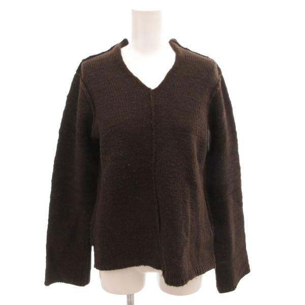 フォーティーファイブアールピーエム  45R 45rpm ニット セーター 長袖 Vネック ウール ...