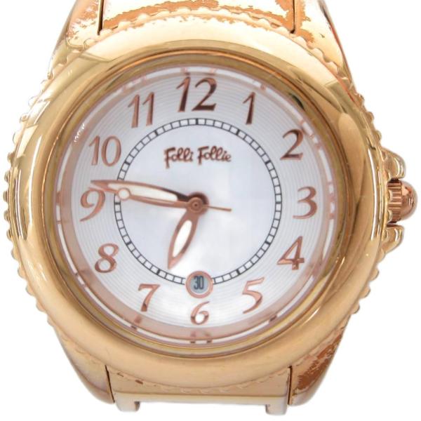 フォリフォリ Folli Follie 腕時計 ウォッチ アナログ デイト付き WF1R001BDW...