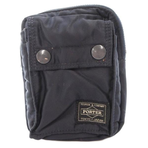 ヘッドポーター HEAD PORTER TANKER ポーチ インバッグ ロゴ ミニ 紺 ネイビー ...