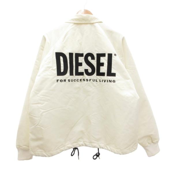 ディーゼル DIESEL J-AKIO-A コーチジャケット 裏キルティング ビッグロゴ ナイロン ...