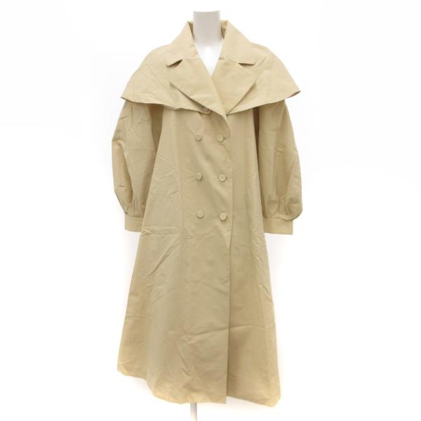 ルルウィルビー Loulou Willoughby トレンチコート アンブレラヨーク ダブル ロング...