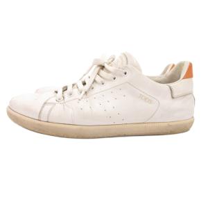 トッズ TOD'S スニーカー シューズ ローカット レザー 5.5 白 ホワイト /JS メンズ
