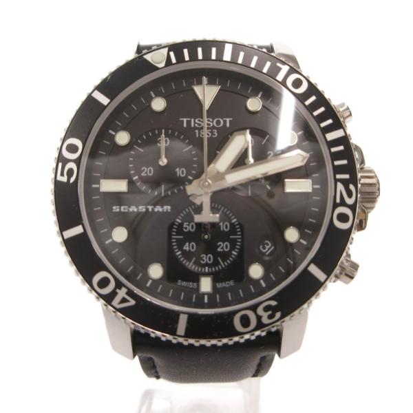 ティソ TISSOT シースター 1000 腕時計 ウォッチ クォーツ クロノグラフ シルバーカラー...