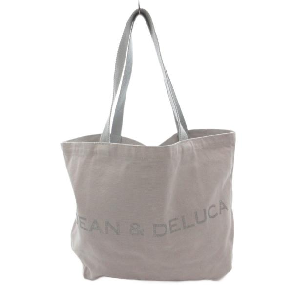 ディーンアンドデルーカ DEAN&amp;DELUCA トートバッグ 手提げ ロゴ プリント キャンバス グ...