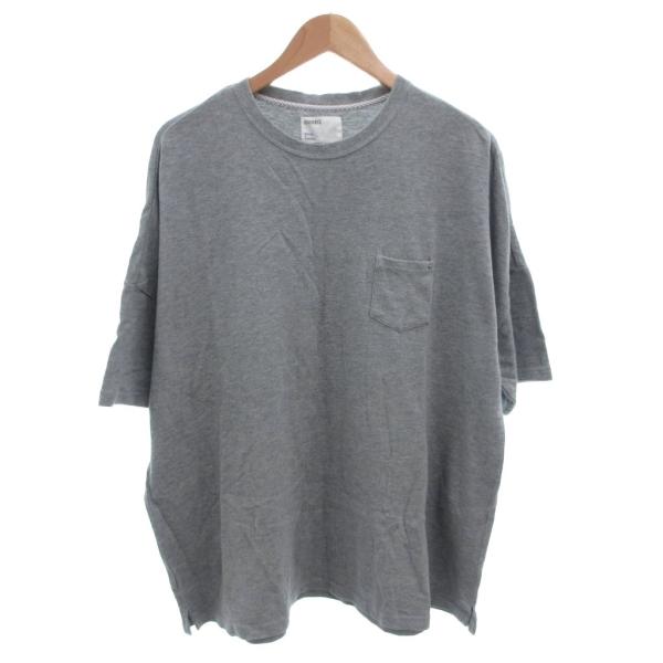 インヘリット INHERIT Tシャツ カットソー 半袖 ポケット コットン オーバーサイズ 40 ...