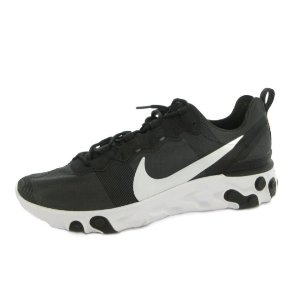 ナイキ NIKE REACT ELEMENT 55 スニーカー シューズ 28.5cm 黒 ブラック...