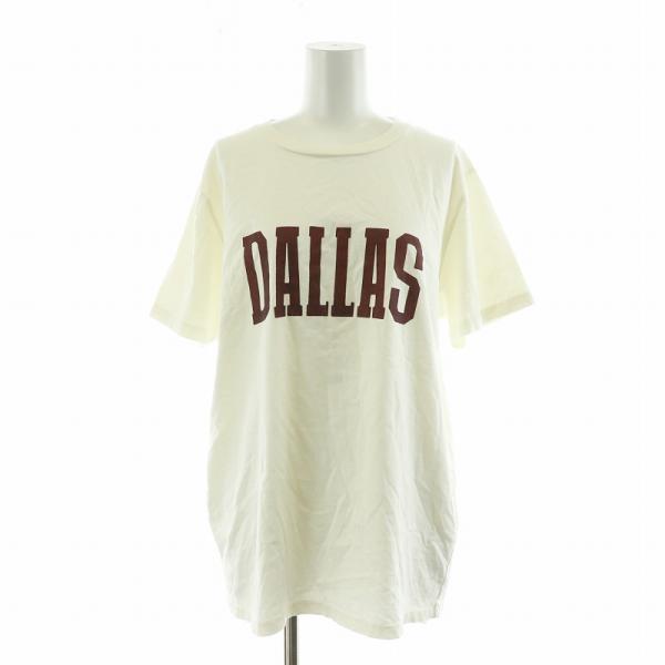 レミレリーフ REMI RELIEF 23SS DALLAS Tシャツ プリント 半袖 L ホワイト...