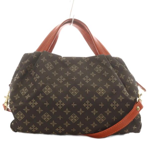ラシット RUSSET ハンドバッグ ショルダーバッグ 2way 総柄 モノグラム ナイロン レザー...