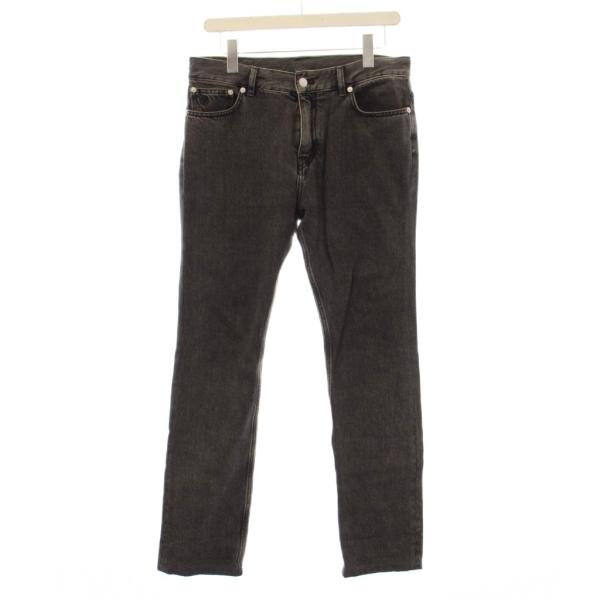 ルイヴィトン LOUIS VUITTON デニムパンツ ジーンズ スリムフィット 30 黒 RM17...