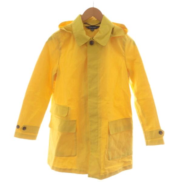 ラルフローレン RALPH LAUREN コート L 12-14 黄 イエロー フード付き 長袖 ボ...