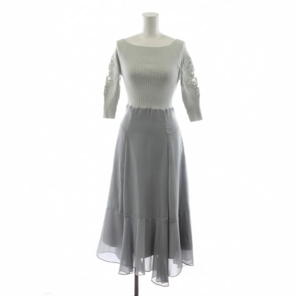 アプワイザーリッシェ Apuweiser-riche 23AW エンブロイダリードキングワンピース ...