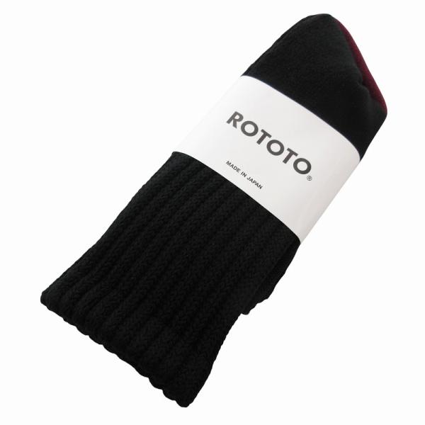 未使用品 ROTOTO ロトト LOOSE PILE CREW SOCKS 靴下 ソックス 23-2...