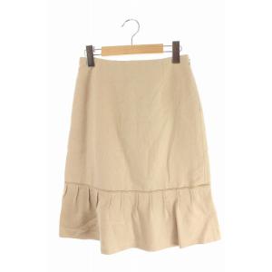 ロペ ROPE スカート 膝丈 マーメイド ラメ 7 ベージュ /DF レディース中古 【ベクトル 古着】