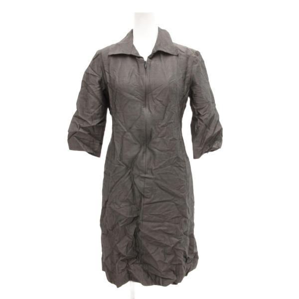 バレンシアガ BALENCIAGA LA MODE チュニック シャツ ワンピース ハーフジップ プ...