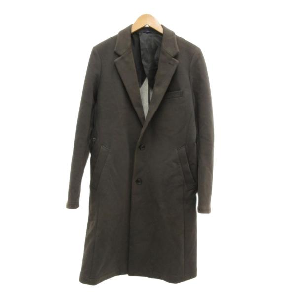 ジュンアシダ jun ashida チェスターコート ミドル丈 ハーフ ジップポケット 5 グレー ...