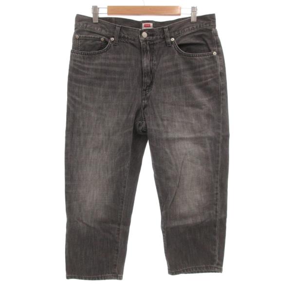 エドウィン EDWIN デニムパンツ ジーンズ テーパード L 黒 ブラック /JS ■GY12 メ...