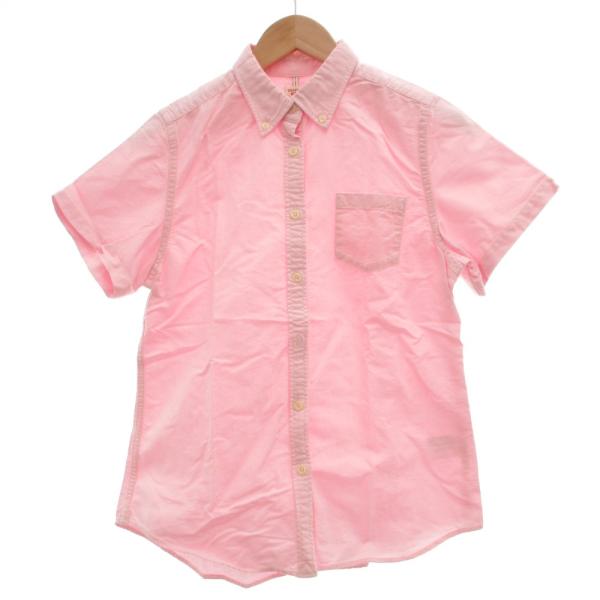 カーニーハウス KEARNEY HOUSE オックスフォードシャツ 半袖 ボタンダウン M ピンク ...