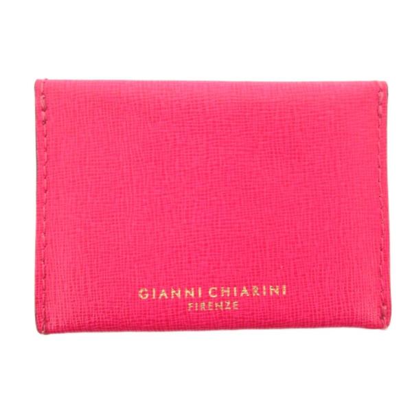 ジャンニキャリーニ GUM gianni chiarini カードケース 名刺入れ レザー フラップ...