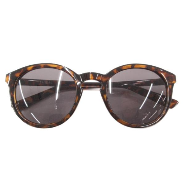 スナイデル SNIDEL サングラス ボストン べっ甲調 茶 ブラウン /JS ■GY06 レディー...
