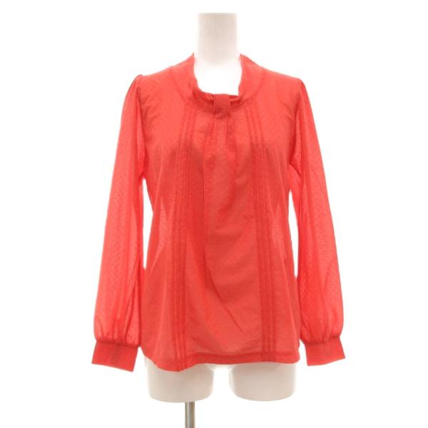 クランプリュス ミッシェルクラン KLEIN PLUS タグ付き ブラウス 38 オレンジ系 長袖 ...