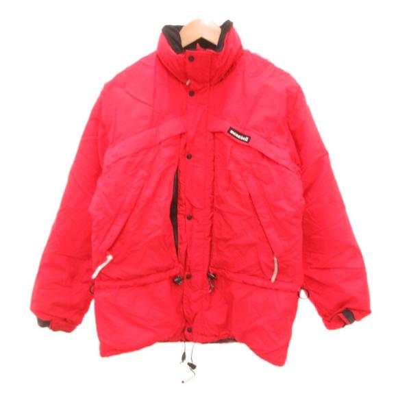 モンベル Montbell 80s ヴィンテージ 丸文字タグ ダウンジャケット ブルゾン M ロゴ ...