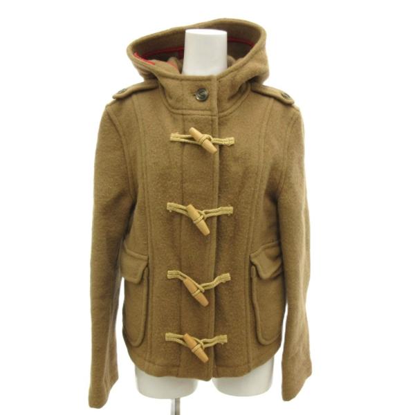 ORIGINAL MARITIME ミリタリー ダッフルコート ウールモッサ 英国製 34 茶 ブラ...