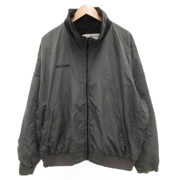 コロンビア Columbia フリースライナージャケット ブルゾン XL ジップアップ グレー /J...