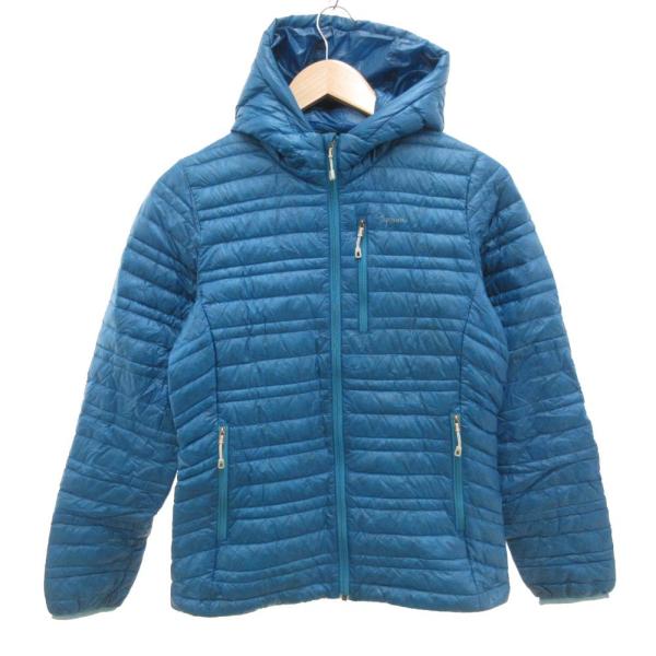 パタゴニア Patagonia ダウンジャケット ブルゾン XS フード 青 ブルー /JS ■GY...