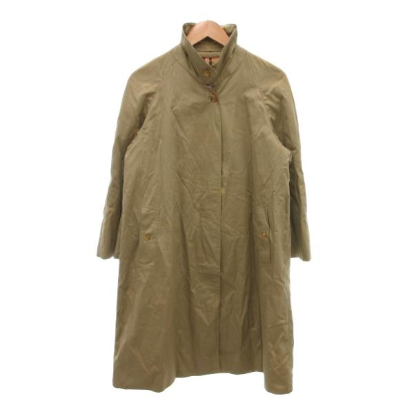 バーバリーズ Burberrys ヴィンテージ ステンカラーコート 9A3 カーキ スタンドカラー ...