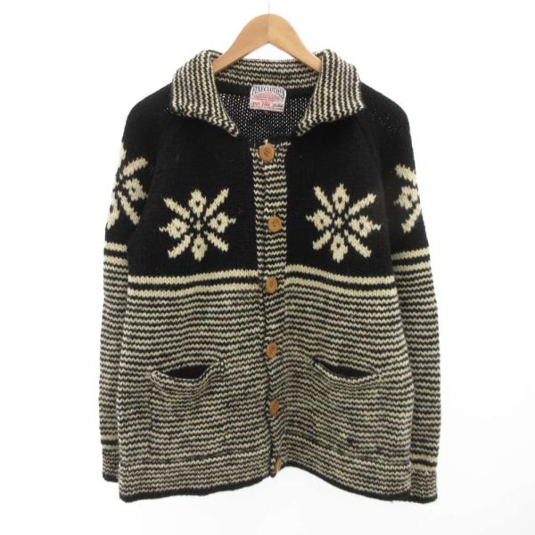 ジュンレッド JUNRed FIINE CLOTHES スノーフレーク柄カーディガン ニット ウール...