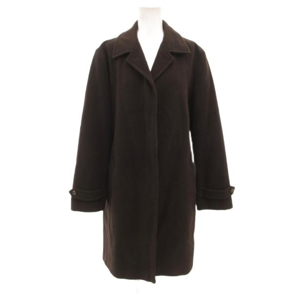 ヴァレンティノ ヴァレンチノ  VALENTINO ステンカラーコート ロング メルトン 比翼 11...