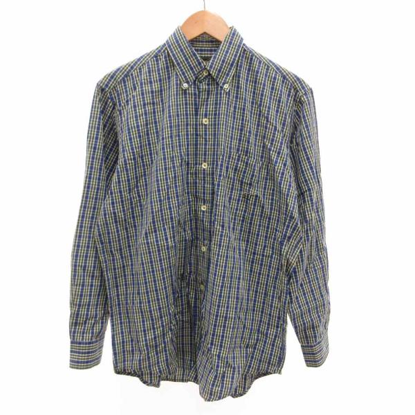 ヘンリーコットンズ HENRY COTTON'S ボタンダウンシャツ 長袖 チェック柄 39-15 ...