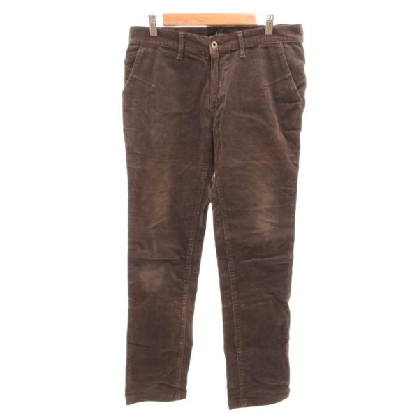 ジョンブル JOHNBULL コーデュロイパンツ 細畝 L 茶 ブラウン /JS ■GY12 メンズ