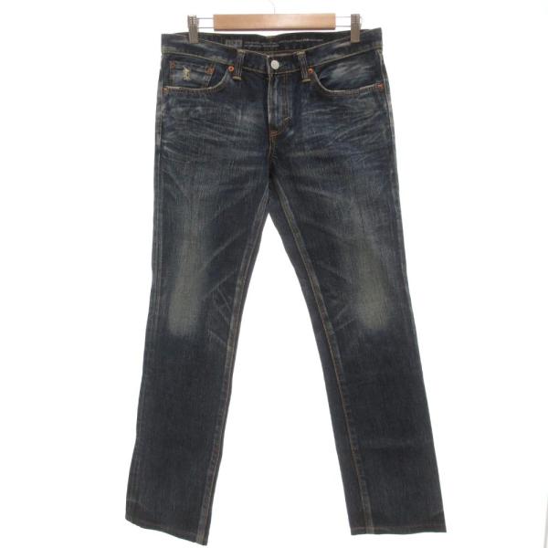 エドウィン EDWIN 503 デニムパンツ ジーンズ ストレートシルエット 30×32 インディゴ...