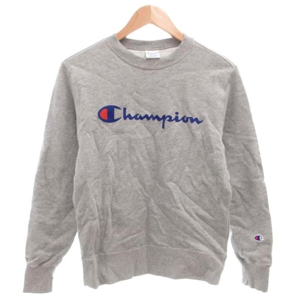 チャンピオン CHAMPION スウェット トレーナー ロゴ プリント S グレー /JS ■GY1...