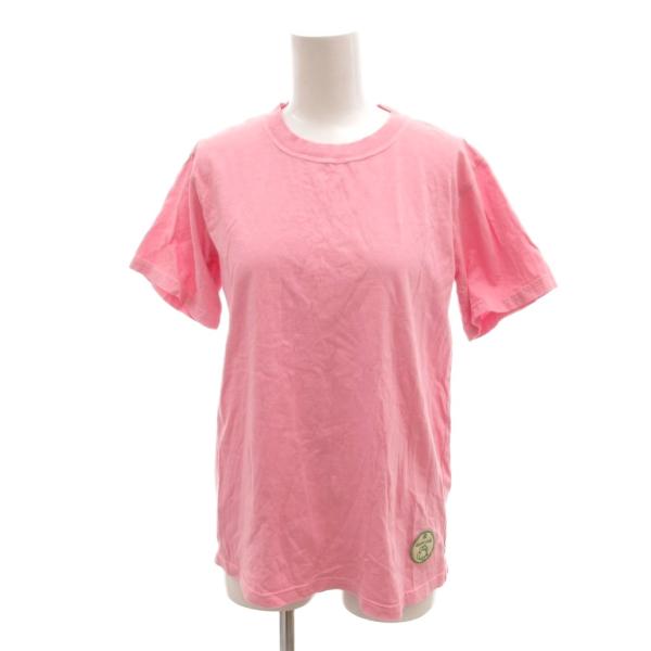 スノーピーク snow peak 美品 Tシャツ L ピンク 無地 ラウンドネック 半袖 /SJ ■...