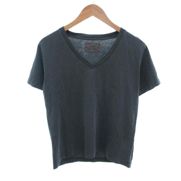 ロンハーマン ヴィンテージ  R.H.vintage Tシャツ S グレー Vネック 半袖 無地 /...
