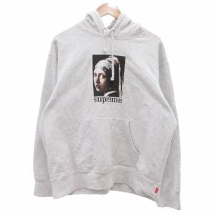 シュプリーム SUPREME Pearl Hooded Sweatshirt パーカー フーディー スウェット 裏起毛 M ライトグレー系 /UO ■GY06 メンズ