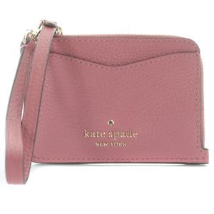 ケイトスペード KATE SPADE SMALL CARD HOLDER WRISTLET カードケース 定期入れ ロゴ レザー ピンク WLR00398LEILA /SR13 レディース｜vectorpremium