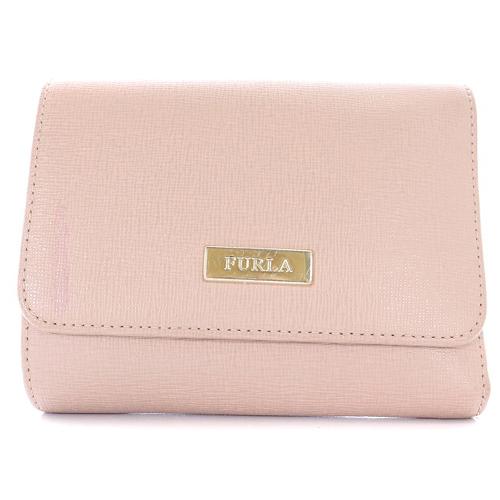 フルラ FURLA 財布 三つ折り レザー ロゴ ピンク /SR22 レディース