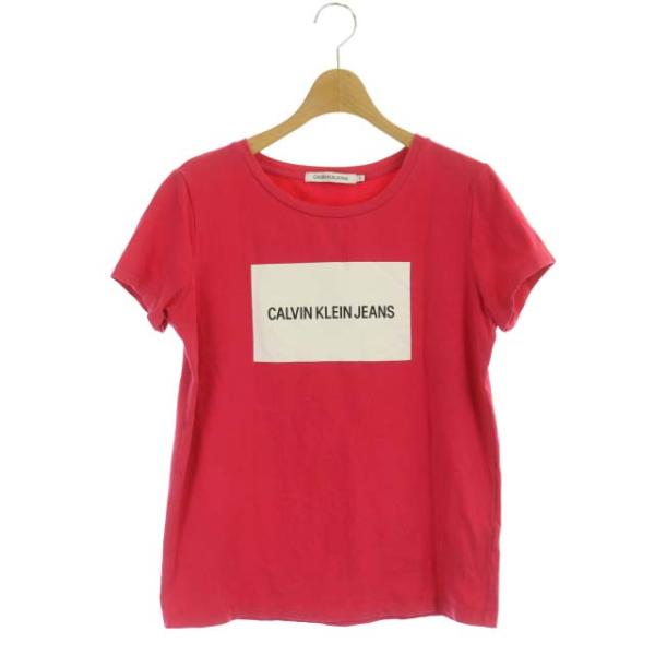 カルバンクラインジーンズ Calvin Klein Jeans 半袖ロゴTシャツ カットソー S ピ...