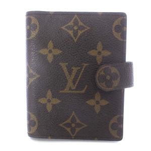 ルイヴィトン LOUIS VUITTON モノグラム アジェンダ ミニ 手帳カバー 茶色 ブラウン R20007 /YO9 ■OH メンズ レディース｜vectorpremium