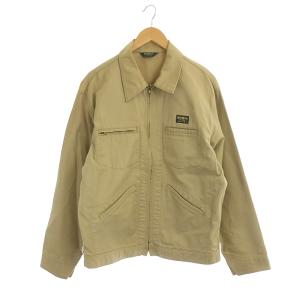 オシュコシュ OSHKOSH チノワークジャケット ジップアップ コットン 42 ベージュ /HS ...