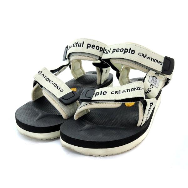 ビューティフルピープル beautiful people suicoke サンダル ロゴベルト 23...